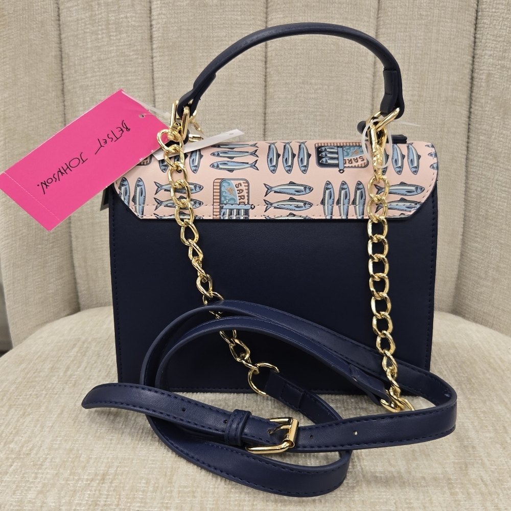 Betsey Johnson Sardine Top-Handle Handbag - Picture 2 of 5
